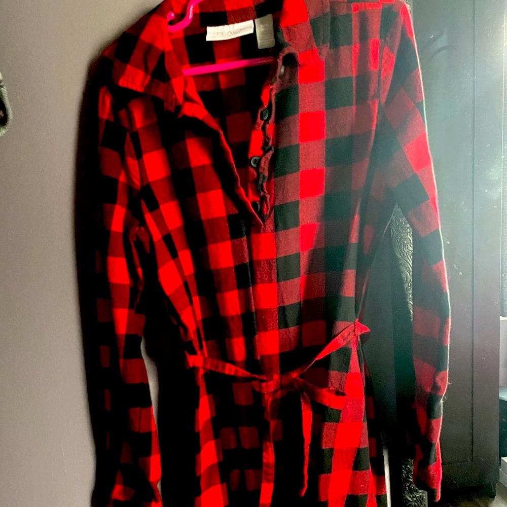 Flannel dress